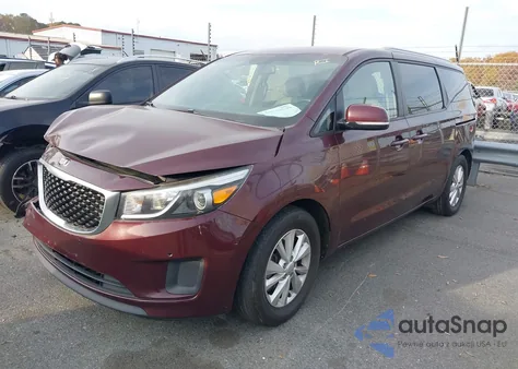 2017 Kia Sedona Lx из США, поврежденный, VIN KNDMB5C1XH6271346